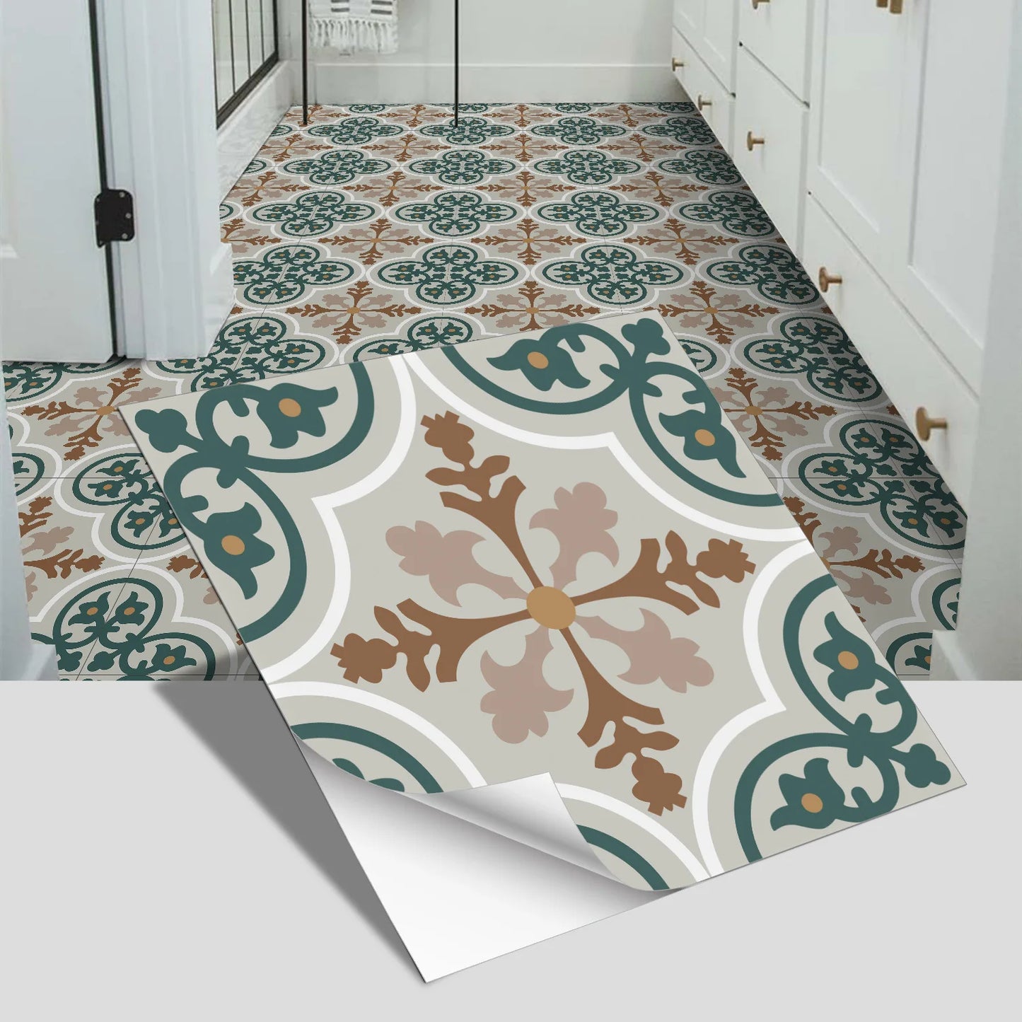 European Peel & Stick Floor Tiles