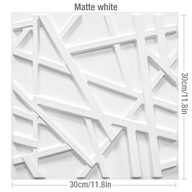 3D Decorative Peel-Free Wall Tiles